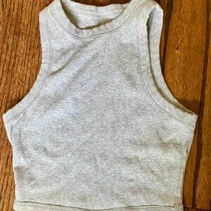 Grey, crop-top, small